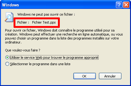 Fichier Inconnu